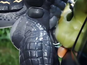 Open-air car fucking